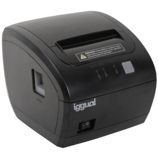 iggual TP7001 Impresora Térmica de Tickets Dual USB+RS232 Negra