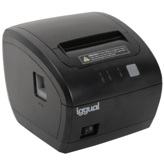 iggual TP7001 Stampante termica per biglietti USB+RS232+RJ45 Nero