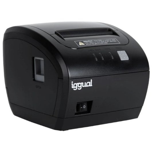 iggual TP EASY 80 Stampante Termica Biglietti USB+RJ11 WiFi Nero