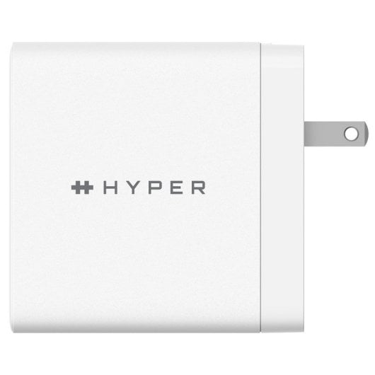 Hyper Targus HyperJuice 140 W GaN PD3.1 3-Port-Wandladegerät + 2 m USB-C-auf-USB-C-PD3.1-Kabel + Reiseadapter
