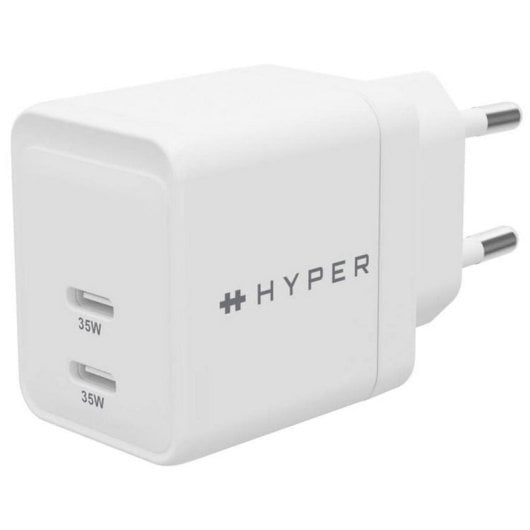 Hyper HJG35EU HyperJuice Carregador USB-C de 35 W GanN para Smartphone e Tablets Branco