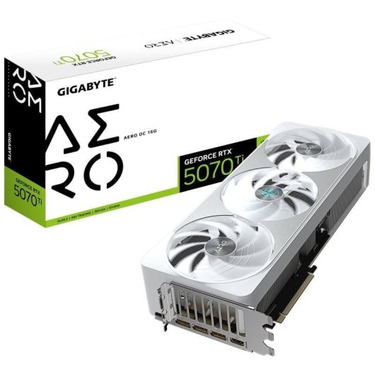 Grafikkarte Gigabyte GeForce RTX 5070 Ti AERO OC 16GB GDDR7 Reflex 2 RTX AI DLSS4