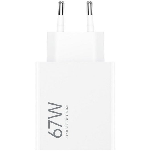 Adaptateur secteur de charge rapide USB-A Xiaomi HyperCharge 67 W Blanc