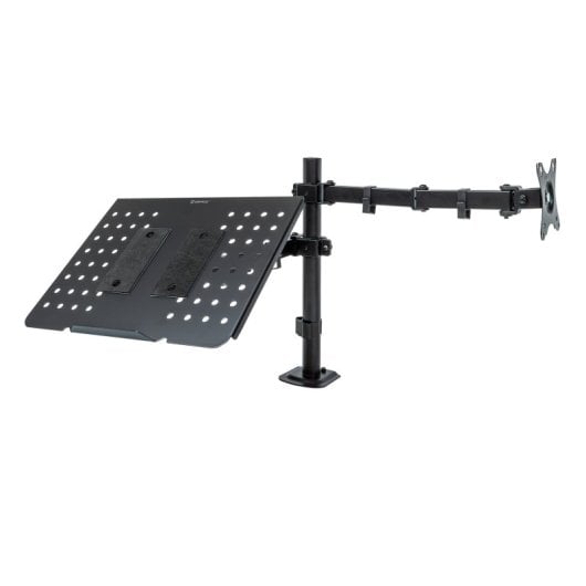 Unykach TV-/Monitor-Tischständer für 13-32-Zoll-Bildschirme mit Laptop-Ständer
