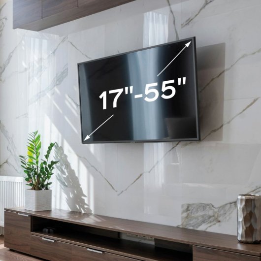 Support mural pour téléviseur UNYKAch UK1113 VESA 400 x 400 mm et 17"-55" max. 30 kg