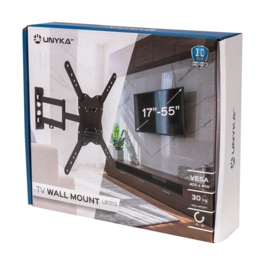 Support mural pour téléviseur UNYKAch UK1113 VESA 400 x 400 mm et 17"-55" max. 30 kg