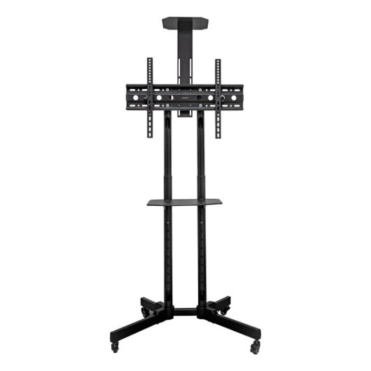 UNYKAch UK501 Supporto da pavimento mobile con ripiani e altezza regolabile per TV VESA 600x400mm e 32-75"