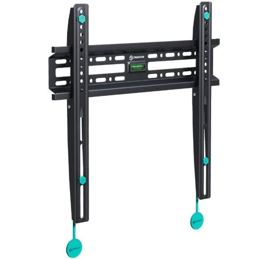 Support mural TV Onkron 32 à 65 pouces - Support mural TV universel avec poids jusqu'à 50 kg - Support mural TV fixe avec Vesa max 400x400 mm / Support mural TV fixe FM2-B Noir