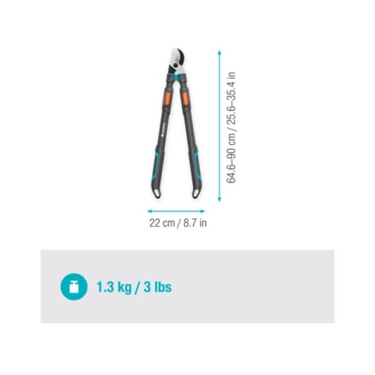 Gardena Gartenschere Telecut Pro L 12041-20