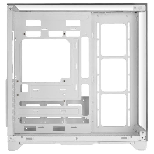 Mars Gaming MC-Vision Caixa ATX com Três Vidros Temperados Sem Moldura, Duas Câmaras e USB 3.0 Branca