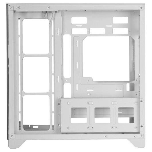Mars Gaming MC-Vision Caixa ATX com Três Vidros Temperados Sem Moldura, Duas Câmaras e USB 3.0 Branca