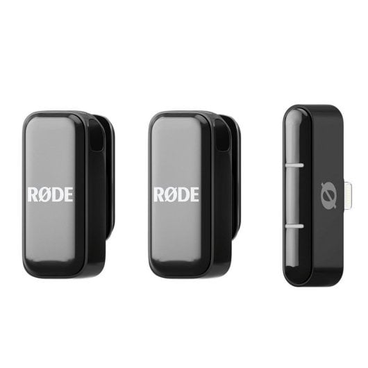 Rode Wireless Micro Microfone Sem Fios Ultracompacto Lightning Preto