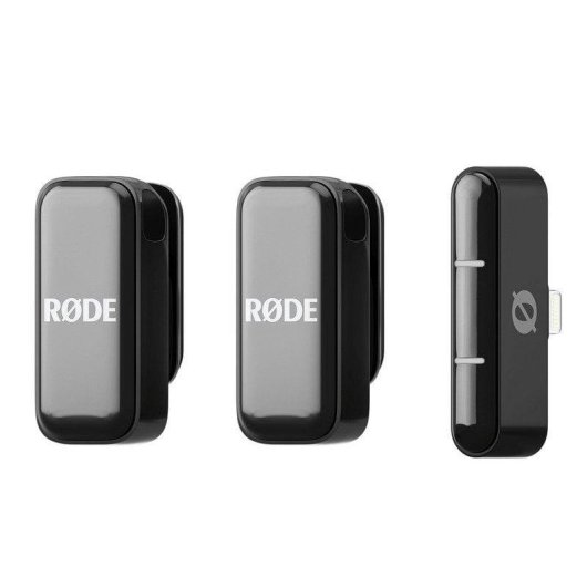 Microphone Rode Wireless Micro Lightning omnidirectionnel ultracompact noir