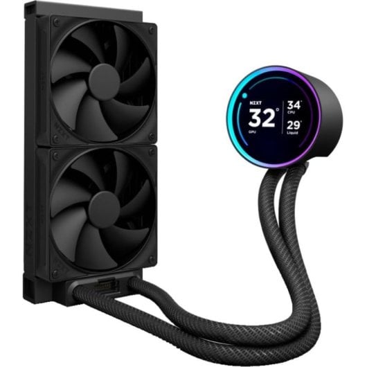 NZXT Kraken Elite 240 Kit de Refrigeração Líquida com Ecrã IPS 240mm Preto