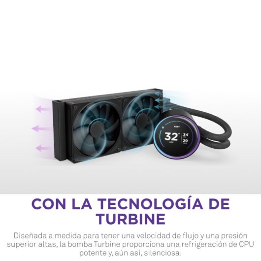 NZXT Kraken Elite 240 Kit de Refrigeração Líquida com Ecrã IPS 240mm Preto