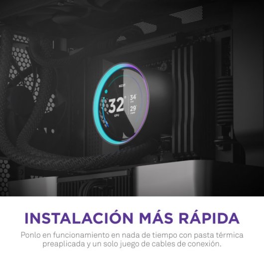 NZXT Kraken Elite 360 Kit de Refrigeração Líquida com Ecrã IPS 360mm Preto