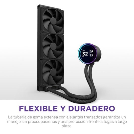 NZXT Kraken Elite 360 Kit de Refrigeração Líquida com Ecrã IPS 360mm Preto