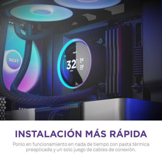 NZXT Kraken Elite 360 RGB Flüssigkeitskühlsatz mit 360-mm-IPS-Display, Schwarz