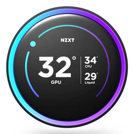 NZXT Kraken Elite 360 RGB Flüssigkeitskühlsatz mit 360-mm-IPS-Display, Schwarz