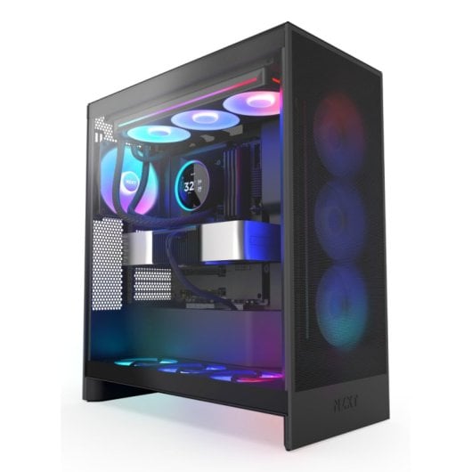 NZXT Kraken Elite 360 RGB Flüssigkeitskühlsatz mit 360-mm-IPS-Display, Schwarz