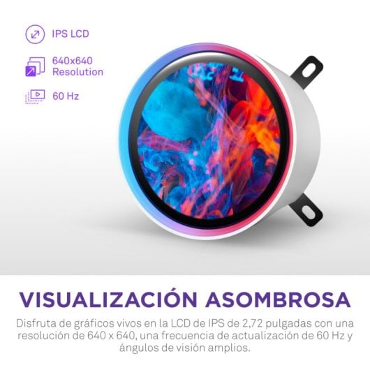 NZXT Kraken Elite 360 RGB Kit de Refrigeração Líquida com Ecrã IPS 360mm Branco