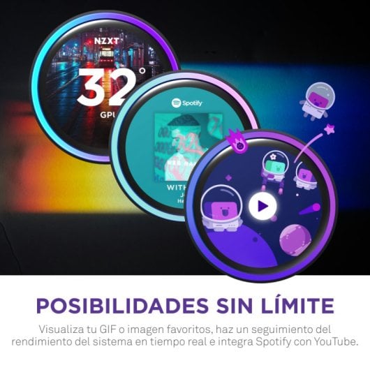 NZXT Kraken Elite 360 RGB Kit de Refrigeração Líquida com Ecrã IPS 360mm Branco