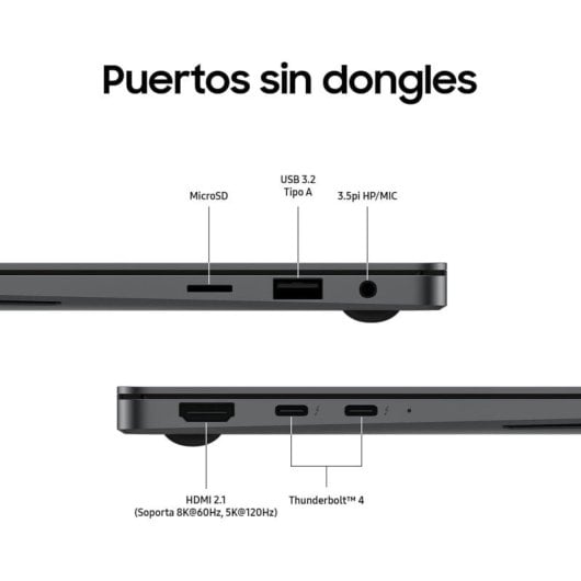 Samsung Galaxy Book5 Pro Dynamic AMOLED 2X Intel Core Ultra 7 258V/32GB/1TB SSD/14" Táctil