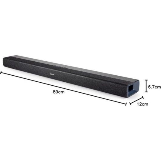 Denon DHT-S218 Barra de Sonido 2.1 con Subwoofer Integrado y Dolby Atmos