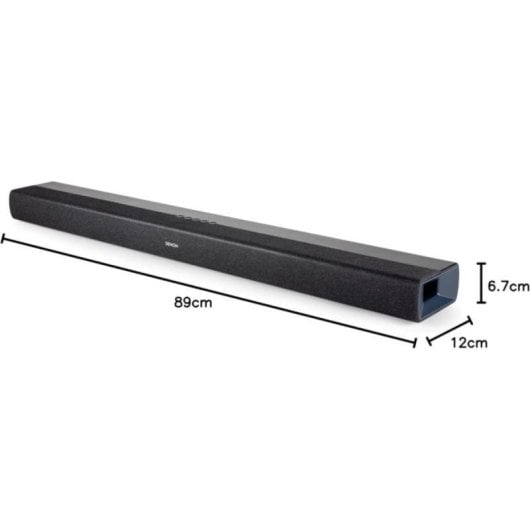 Denon DHT-S218 Barra de Sonido 2.1 con Subwoofer Integrado y Dolby Atmos