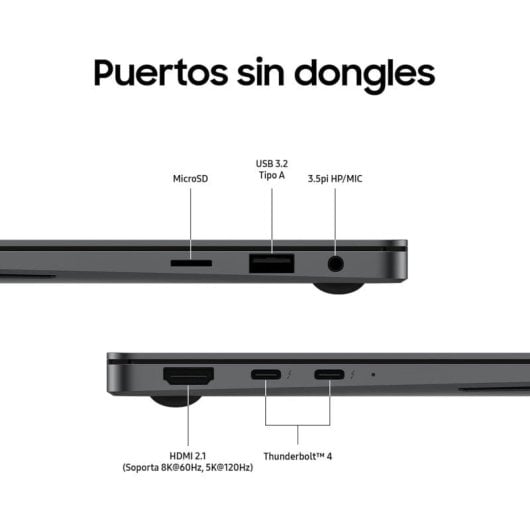 Samsung Galaxy Book5 Pro Dynamic AMOLED 2X Intel Core Ultra 7 258V/32GB/512GB SSD/16" Táctil