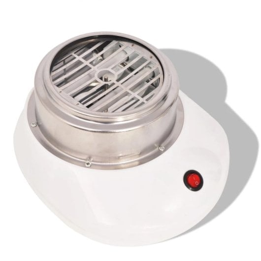 Macchina per zucchero filato Vidaxl 480 W Bianca