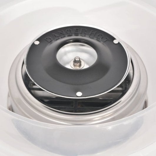 Macchina per zucchero filato Vidaxl 480 W Bianca