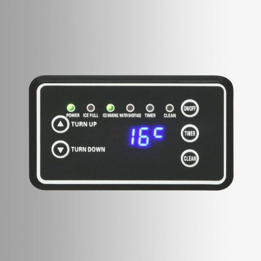 Vidaxl Máquina De Hacer Cubitos De Hielo 45 Kg/24H Plateada