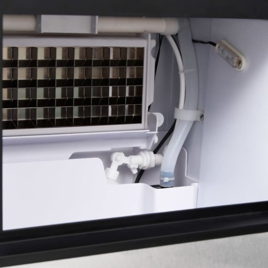 Vidaxl Máquina De Hacer Cubitos De Hielo 45 Kg/24H Plateada