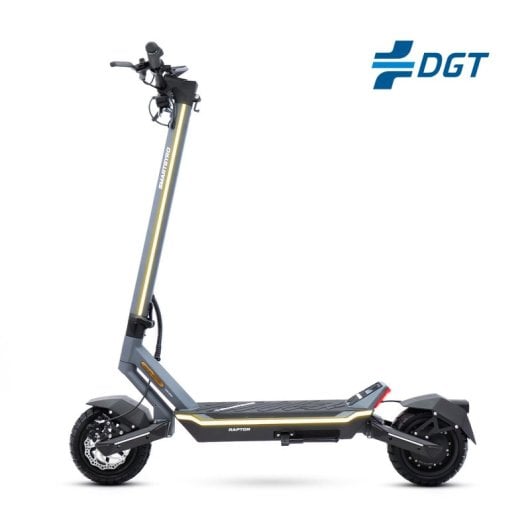 Smartgyro Raptor Evo Patinete Eléctrico 1000W 60km Frenos Hidráulicos Doble Suspensión Tubeless App