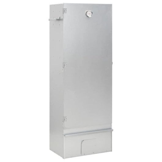 Vidaxl 3187617 Defumador com Mesa em Aço Galvanizado