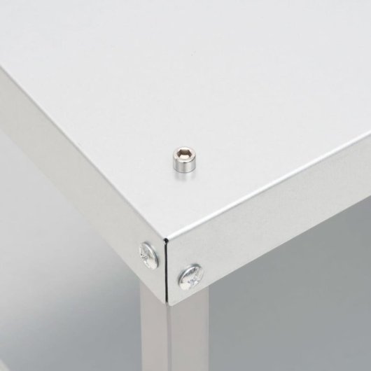 Vidaxl 364747 Mesa Para Forno Defumador Aço Galvanizado