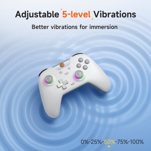 EasySMX X05 Gamepad wireless RGB Bluetooth/2,4 GHz 750 mAh 1000 Hz verde per PC/Switch/Android/iOS