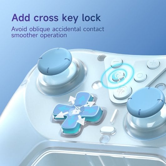 Gamepad wireless EasySMX T39 1000Hz Bluetooth per PC/Switch/iPhone/iPad