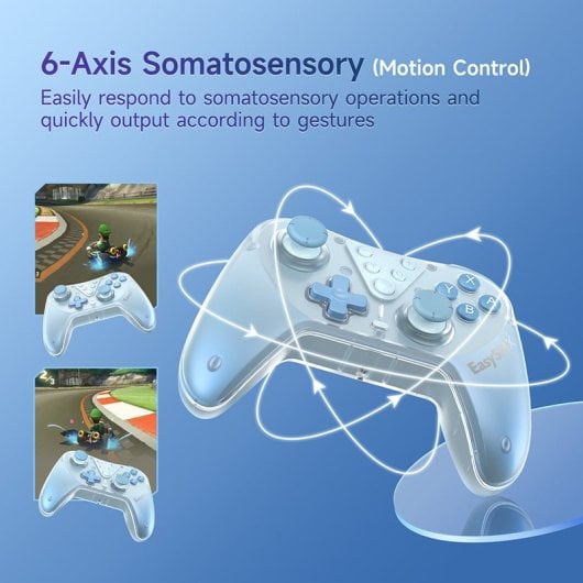 Gamepad wireless EasySMX T39 1000Hz Bluetooth per PC/Switch/iPhone/iPad