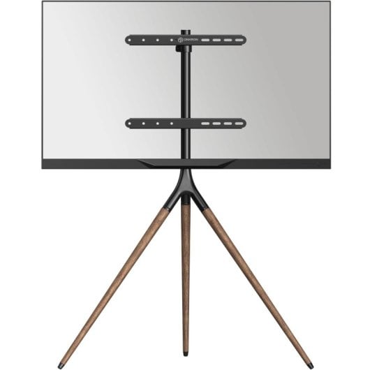 Onkron Support TV et trépied TV au sol 32 à 65 pouces - Support TV universel avec poids jusqu'à 35 kg - Support TV au sol avec Max Vesa 400x400 / Support TV pivotant TS1220-B Noir