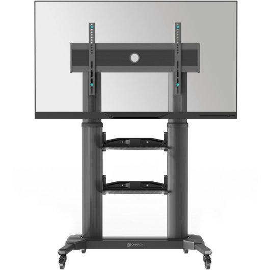 Onkron TS2771-B Soporte Pie Regulable con Ruedas TV 40 A 80" Hasta 55Kg Vesa 700x400 Negro