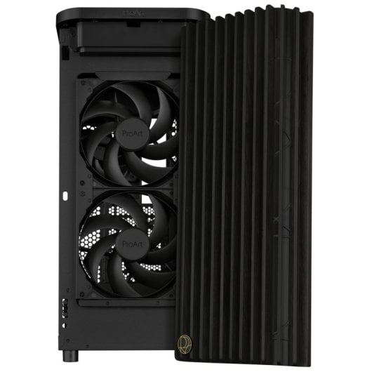 ASUS ProArt PA401 Wood TG Torre ATX Vidro Temperado USB-C Preta