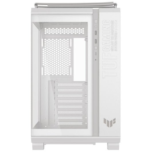 ASUS TUF GAMING GT502 HORIZON TG ARGB Boîtier tour moyen ATX double verre trempé USB-C Blanc