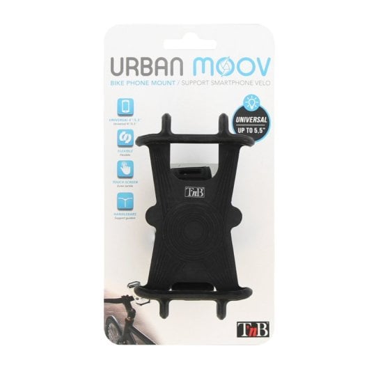 TnB UMBIKE1 Universelle flexible Smartphone-Halterung bis 6,5 Zoll für Elektroroller/Fahrrad