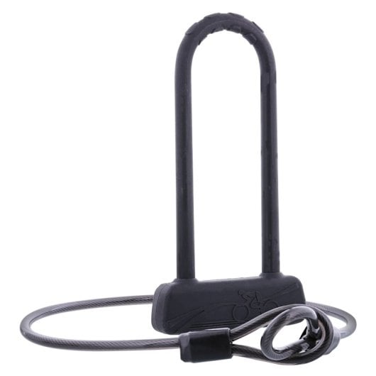 Antivol en U TNB UMULOCKXL niveau de sécurité 7 avec clé pour scooter et vélo électrique XL