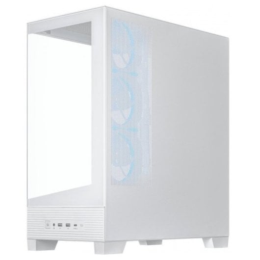 ASUS A31 PLUS ARGB Mid Tower ATX Doble Cristal Templado USB-C Blanca