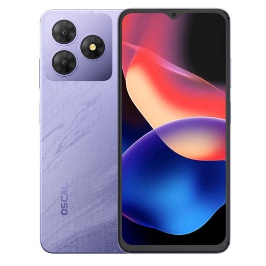 Smartphone OSCAL Flat 2C 2 Go/64 Go 6,56 pouces Android 14 Violet