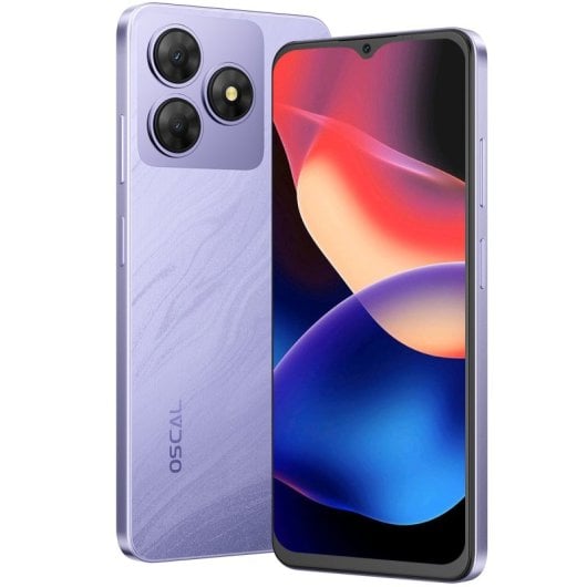 Smartphone OSCAL Flat 2C 2 Go/64 Go 6,56 pouces Android 14 Violet