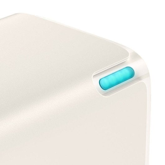 Chargeur Baseus GaN5 Pro 2 USB-C et 1 USB 65W Blanc + Câble USB-C vers USB-C 100W blanc